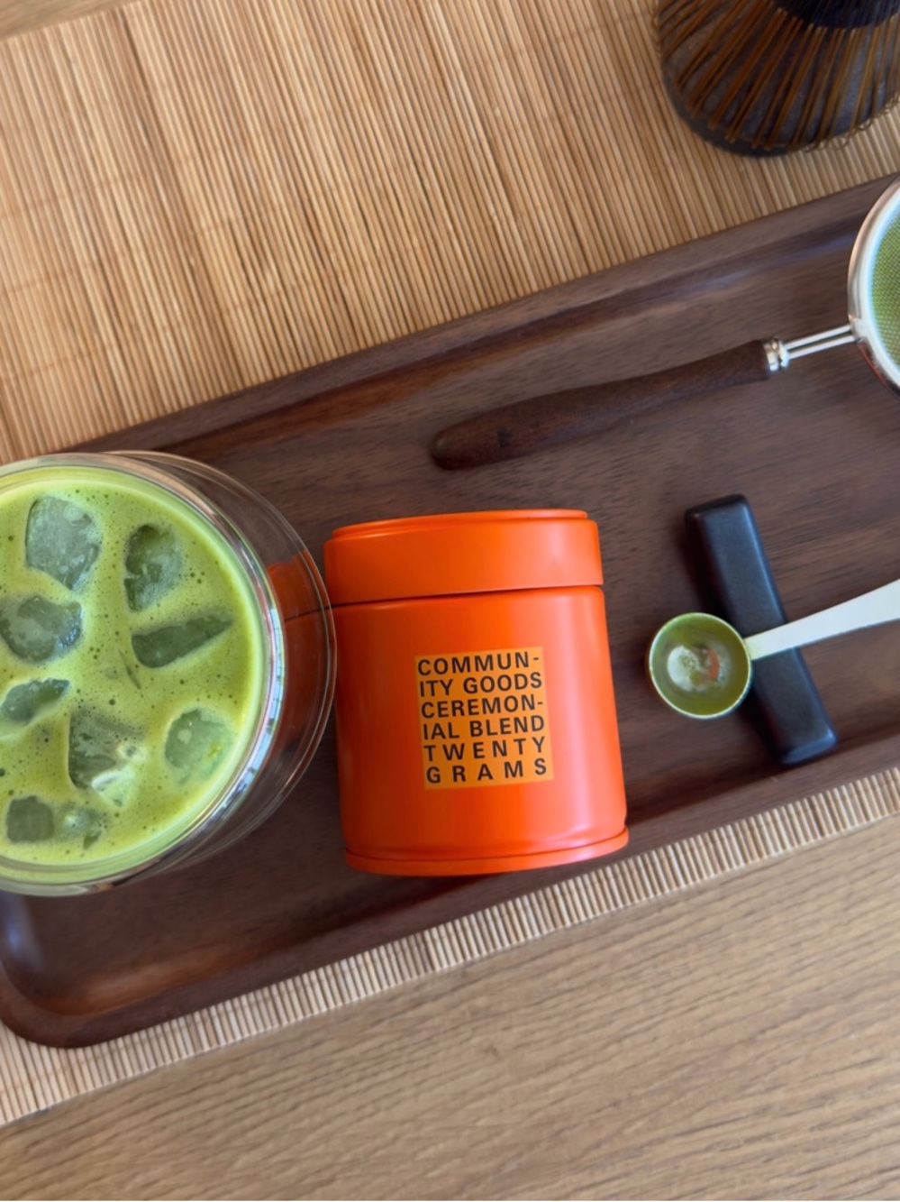 Community Goods x Rocky’s Matcha collab Ceremonial Blend 20G